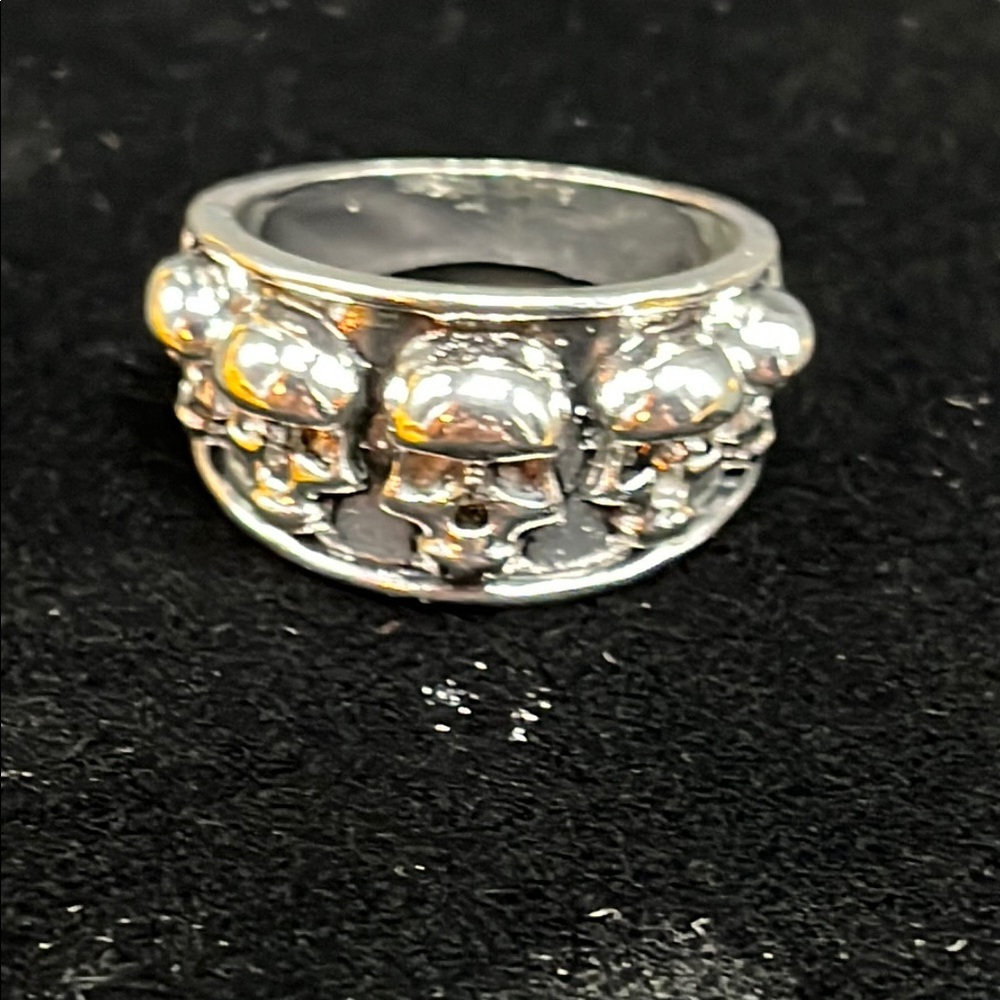 Skull Band Ring